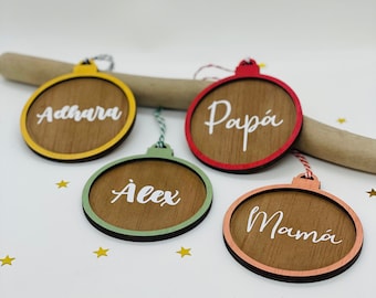 PERSONALIZED CHRISTMAS BALLS in many colors
