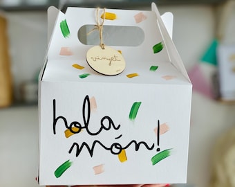 Medium Pack HELLO WORLD hello world BABY newborn parents gift baby shower bib bag teether nursing bodysuit