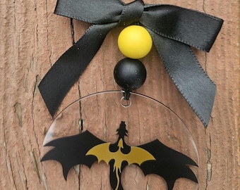 Fourth Wing Car Charm|Dragon Rear View Mirror Charm|Dragon Lover Gift|Fantasy Reader Gift|Bookish Car Decor|Romantasy Car Decor|Car Charm
