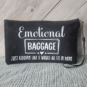 Make Up Bags|Emotional Baggage Holder|Wristlet|Toiletry Bag|Organizer|Canvas Tote|Cosmetic Bag|Travel Bag|Vanity Bag|Gifts for Her|Teenager