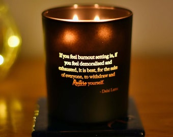 Customised Soy Candle, Add Your Own Text, Choose Your Fragrance, Add A Personalised Lid, Handmade in Cornwall