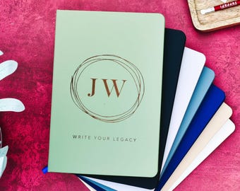 Personalised A5 Journal Handmade in Cornwall