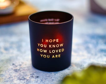 Personalised Soy Candle Handmade in Cornwall