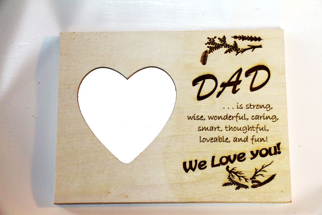 Picture Frame for Dad and Fathers Day - Etsy