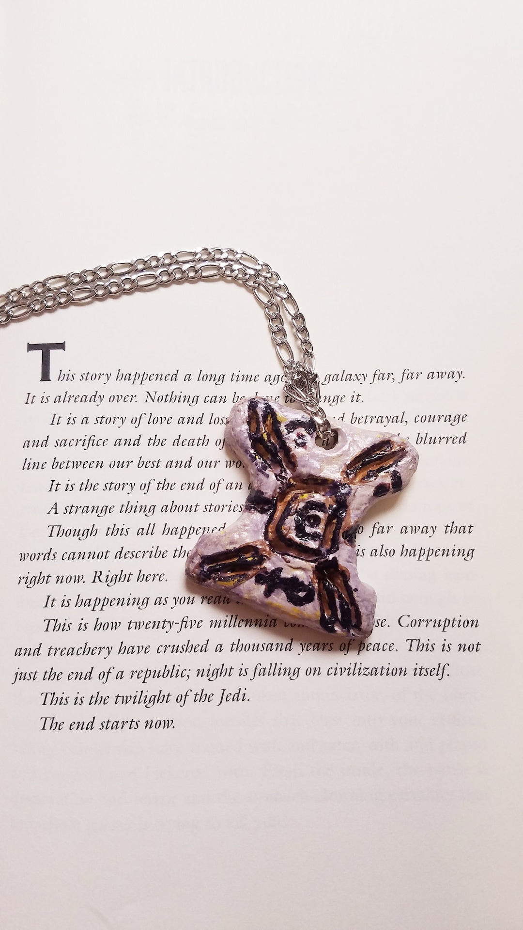 Buy Star Wars Japor Snippet Padme Necklace, Anakin Gift, Padme Amidala,  Natalie Portman, Episode III, Anakin Skywalker, Sith, Snippet Chain Online 