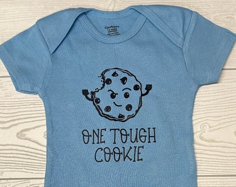 One Tough Cookie Baby Bodysuit | Cute Baby Outfit for Surgery Day | Baby Gift