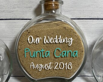 Wedding Sand Keepsake Bottle | Personalized Wedding Keepsake | Wedding Sand Ceremony Holder | Sand Keepsake