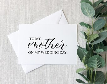 To my Mother on my Wedding Day