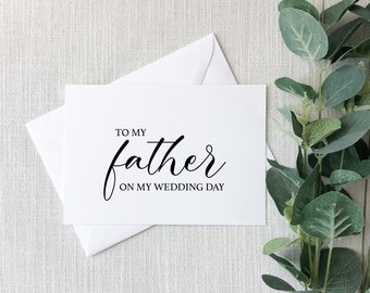To my Father on my Wedding Day