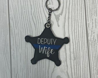 Deputy Wife Keychain | Law Enforcement | LEOW