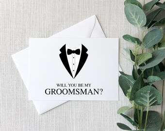 Groomsmen Proposal Card | Will you be my groomsman?