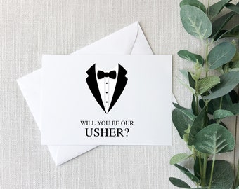 Usher Proposal Card | Will you be our Usher?