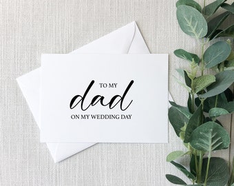 To my Dad on my Wedding Day