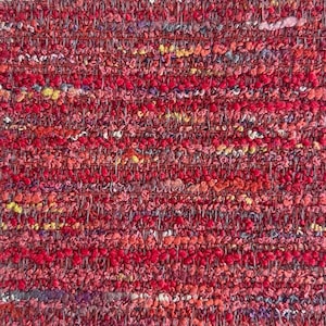 Upholstery In Chilli Red, Textured Decor Fabric 54.72&quot; Width