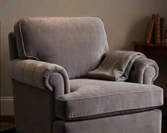 Fluwelen bekleding, ALLEEN STOF, decoratiestof mokka, meubels niet inbegrepen