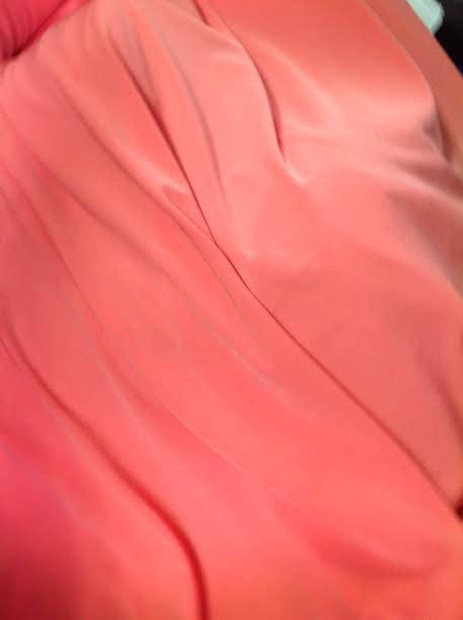 Jersey Coral Fabric Jersey Orange Coral Material Sold By the Etsy