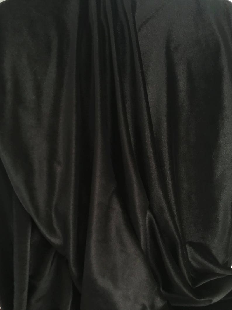 Black Velvet Fabric Black Velvet Fabric By The Yard | Etsy