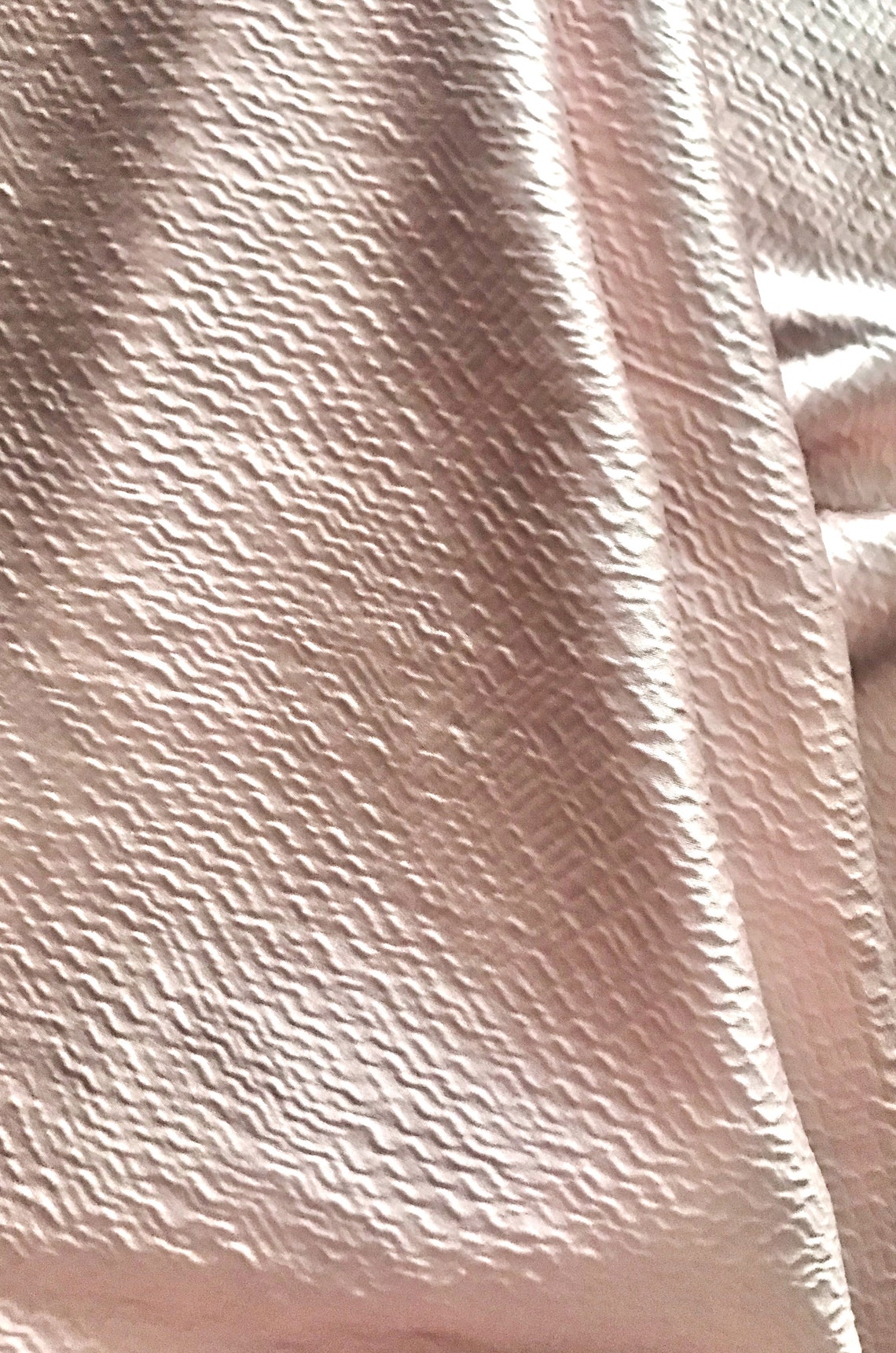 Textured Dusty Pink Fabric, Upholstery and Home Decor Fabric by the