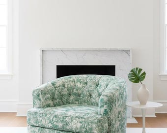 Tapicería Tropical, Palmeras SOLO TELA, Tela Decorativa, Muebles No Incluidos