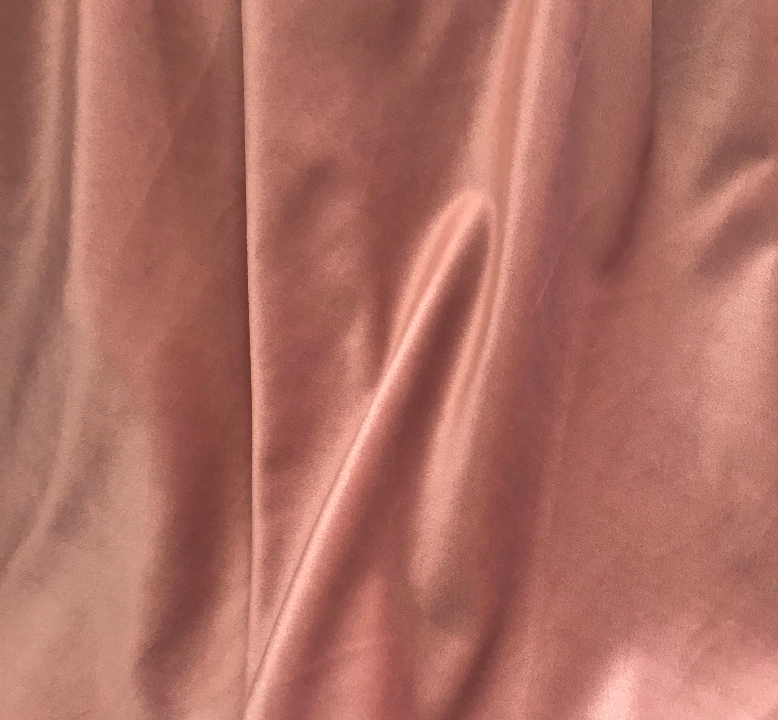 Blush Pink Velvet Fabric Dusty Rose Velvet Fabric by the Yard Etsy