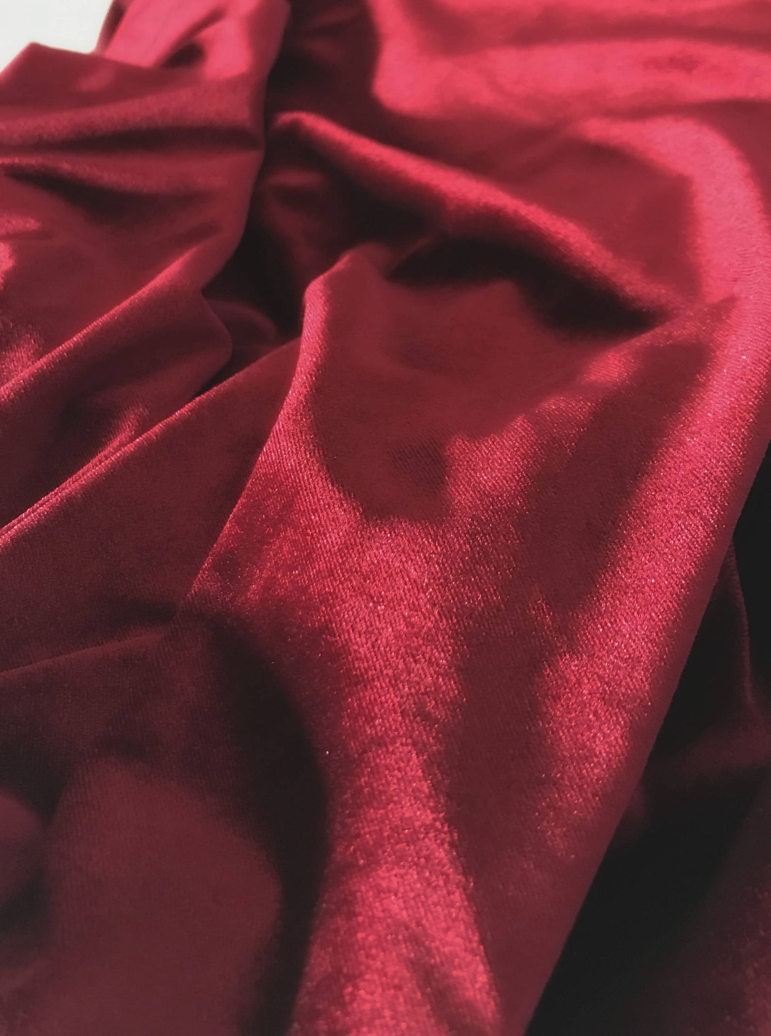 Burgundy Velvet Fabric Burgundy Red Velvet Fabric By The Yard | Etsy