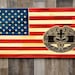 CMB. Combat Medical Badge American Rustic Flag - Etsy