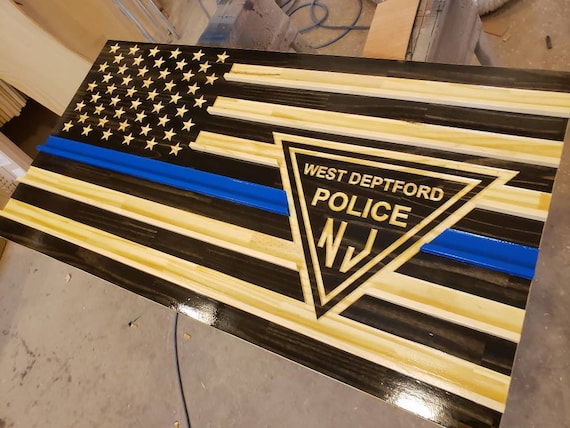 Police Georgia State Patrol Thin Blue Line 