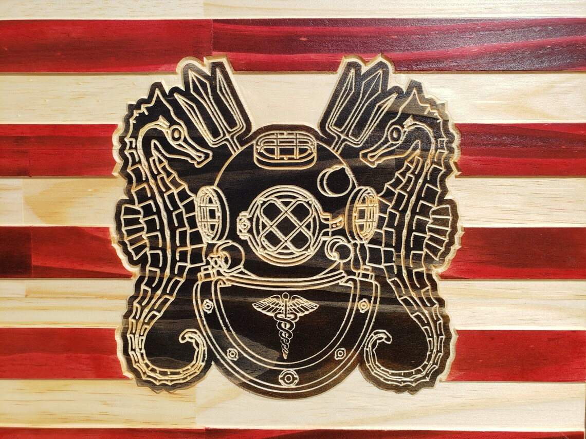 navy-dive-medical-technician-rustic-american-flag-dmt-badge-etsy