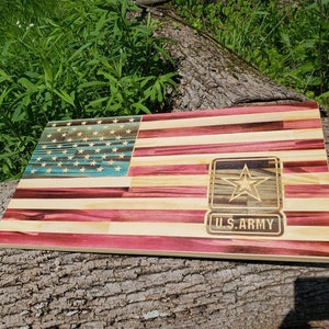 US Army Rustic Flag - Etsy