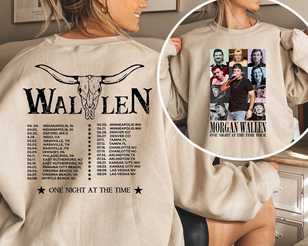 Retro Morgan Wallen Eras Design Tour Png, Morgan Wallen Png, One Thing