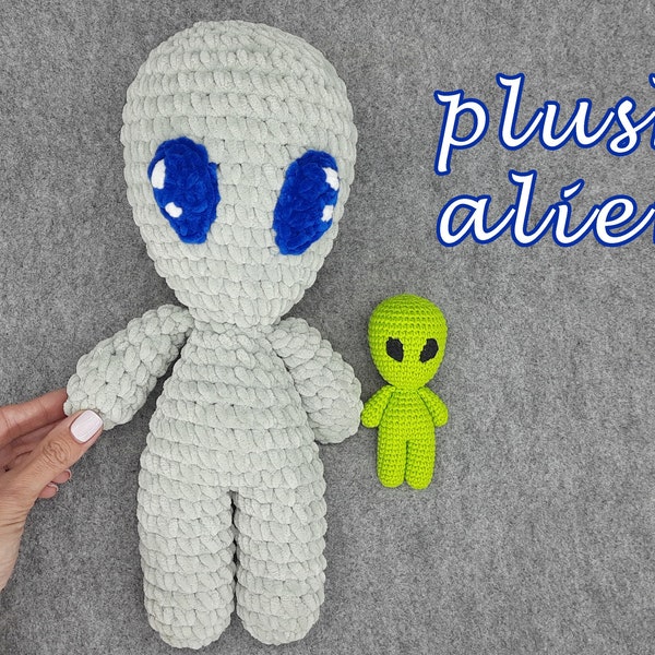 Plush alien toy Space nursery decor