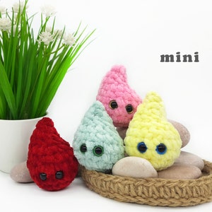 Mini worry pet drop Anxiety toy Plush stress relief ball Pleasant to touch decor