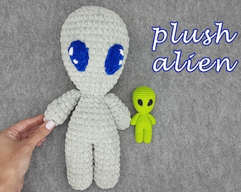 Plush alien toy Space nursery decor