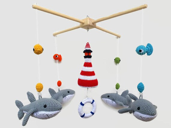 shark baby mobile