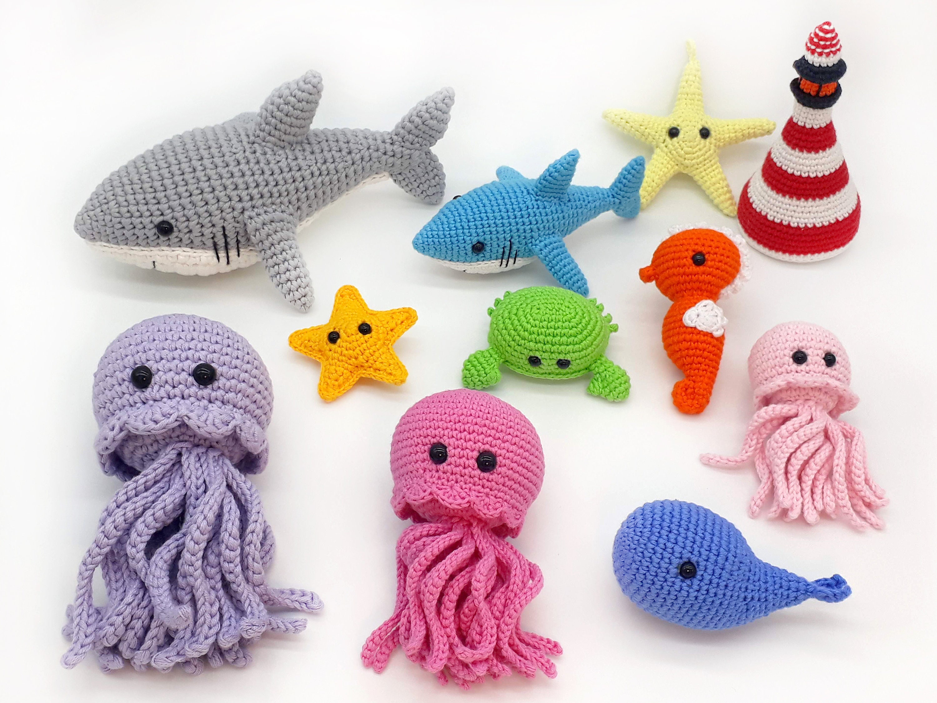 Jellyfish Toy Under the Sea Animals Etsy