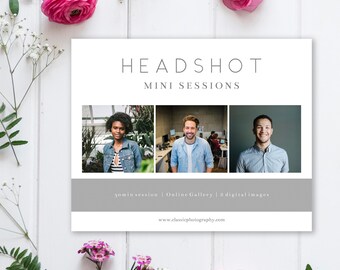 headshot template etsy headshot template