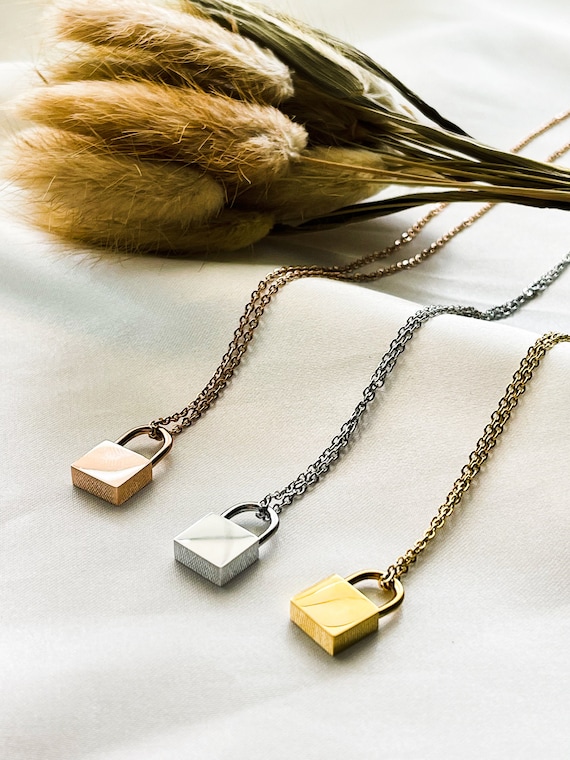 Custom store lock necklace