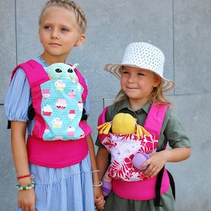 Mini porta muñecas de doble cara, juguete de regalo para niños, accesorios reborn
