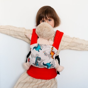 Porta muñecas para niños y sus muñecas, mini porta muñecas reversible, juguete para niños y porta muñecas para niñas y niños, el mejor regalo para niñas