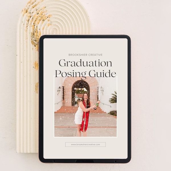 Graduation Posing Guide for Photographers - Grad Posing Guide - 2024 Graduation - Grad Photo Ideas