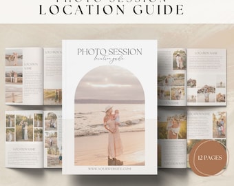 Location Guide for Photographers | Photography Location Guide | Canva Template for Photographers | Photography Welcome Guide