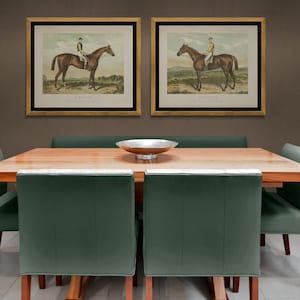 Set of 2 Vintage 1880s Derby Winners Horse instant downloadable wall art prints. Jockey, Racehorse, English, Vintage Print, Equestrian, Pose