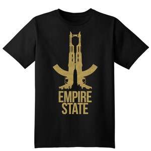 AK-47 Empire State T-Shirts, AK-47 T-Shirts, Skyline T-Shirts