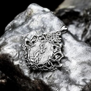 925 Sterling Silver Catholic Archangel Saint Michael Pendants, St Micheal Pendants Christian Archangel Jewelry