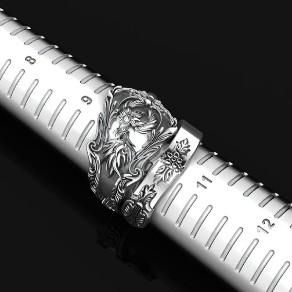 Man Phoenix Ring Etsy
