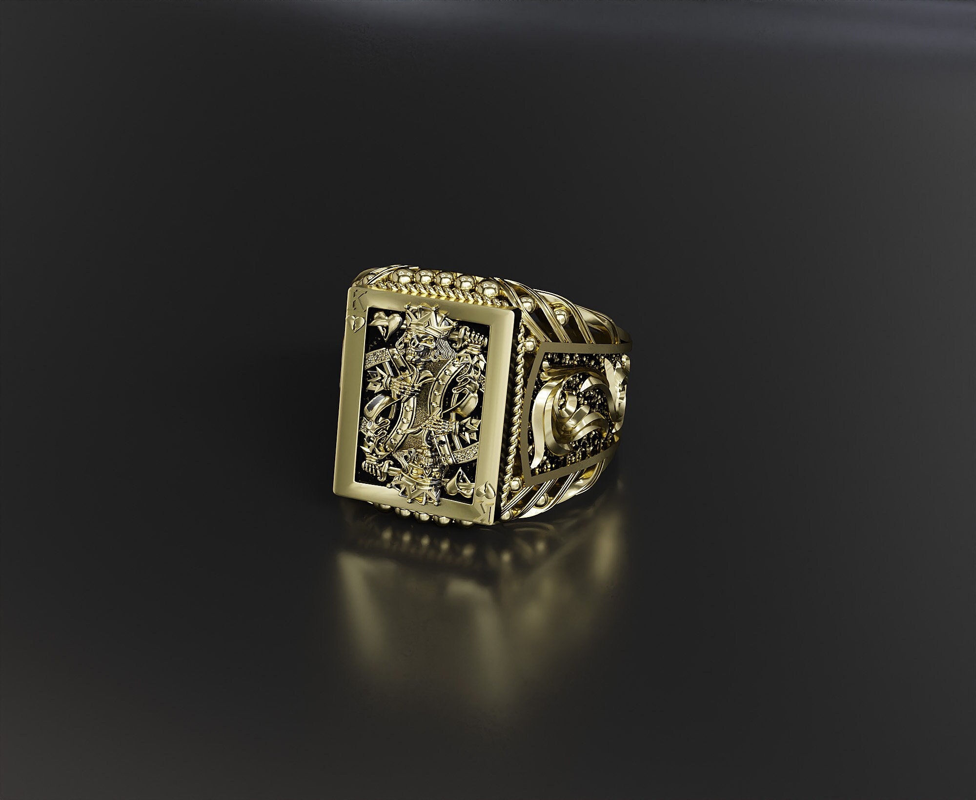 King of hearts ring sale
