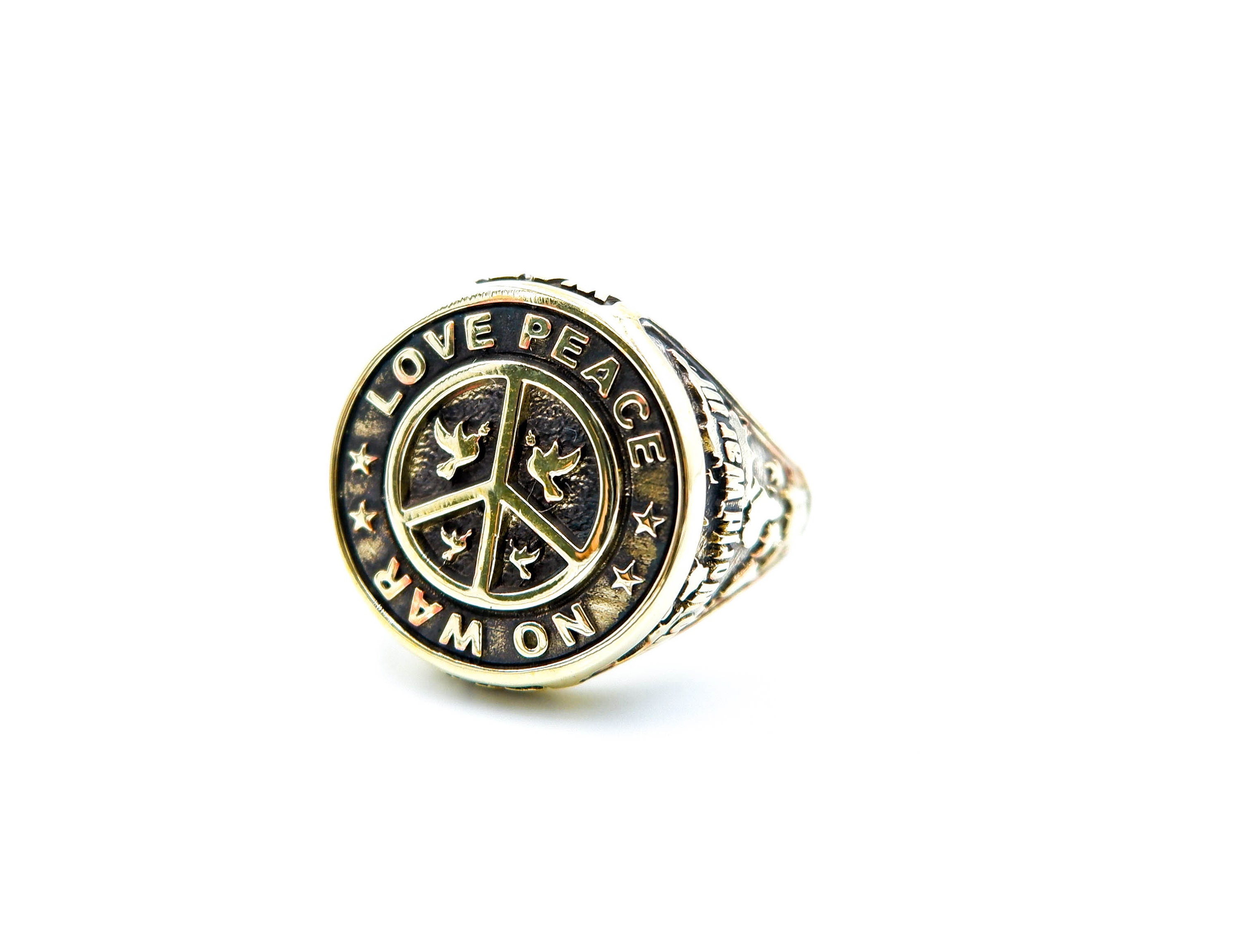 Peace Sign Ring Boho Peace Ring World Peace Ring Gift for Etsy