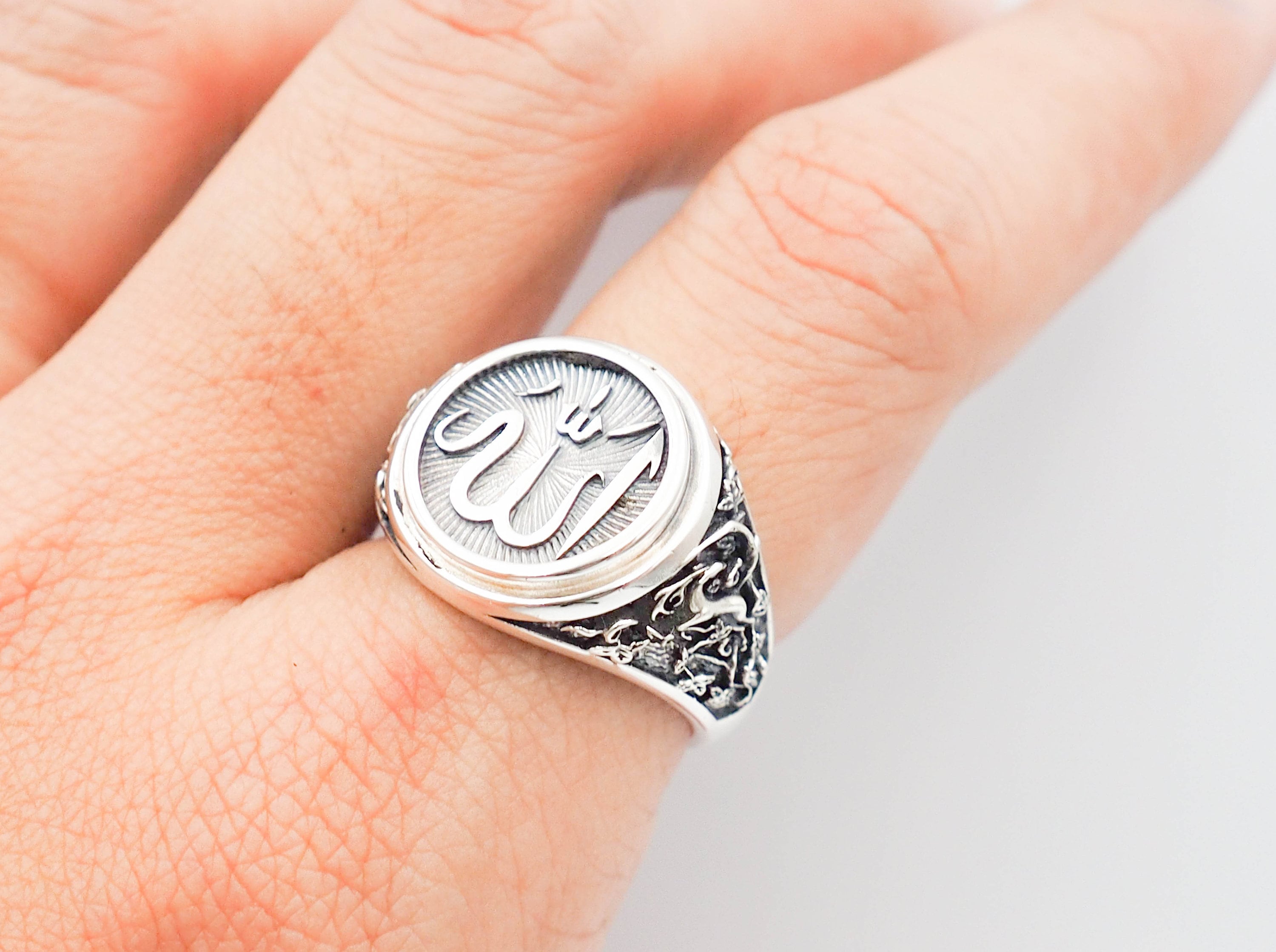 Allah Ring Muhammed Ring Islam Ring Muslim Islamic Etsy UK