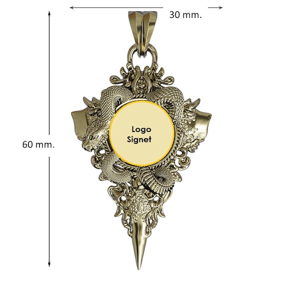 Sacred Symbols Pendant, Hexagram Talisman Solomon Yin Yang