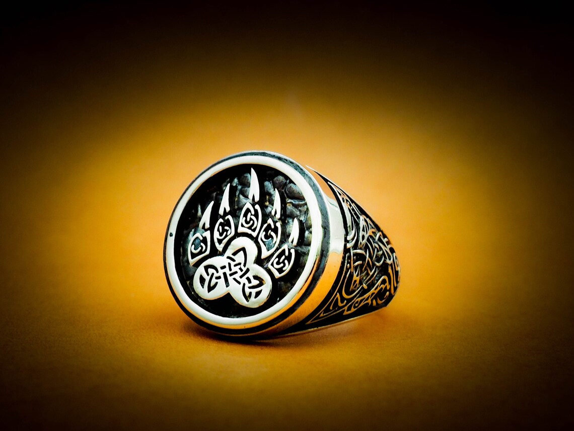 Slavic Rings Bear Paw Ring Viking Claw Slavic Ring Pagan Scandinavian - Etsy